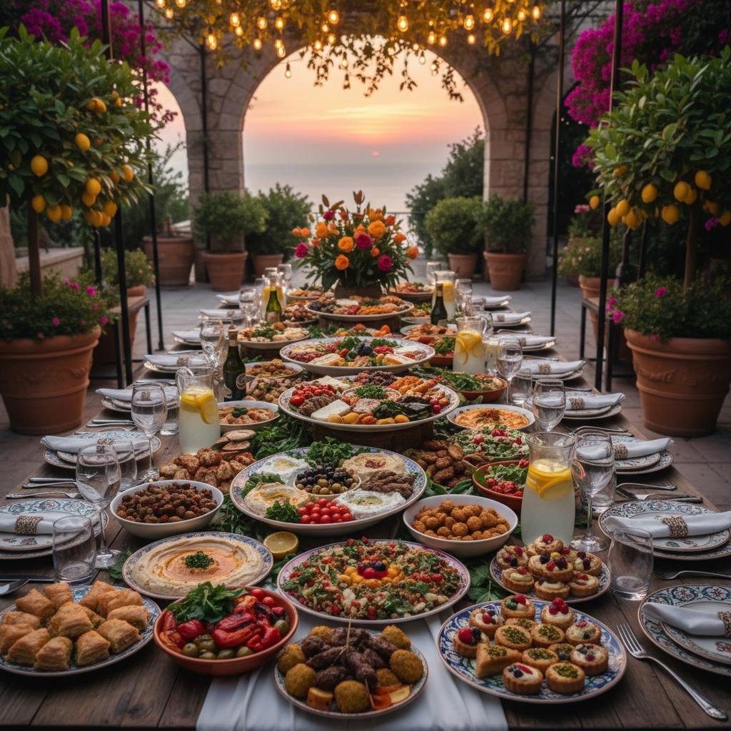 Party catering met mediterrane gerechten